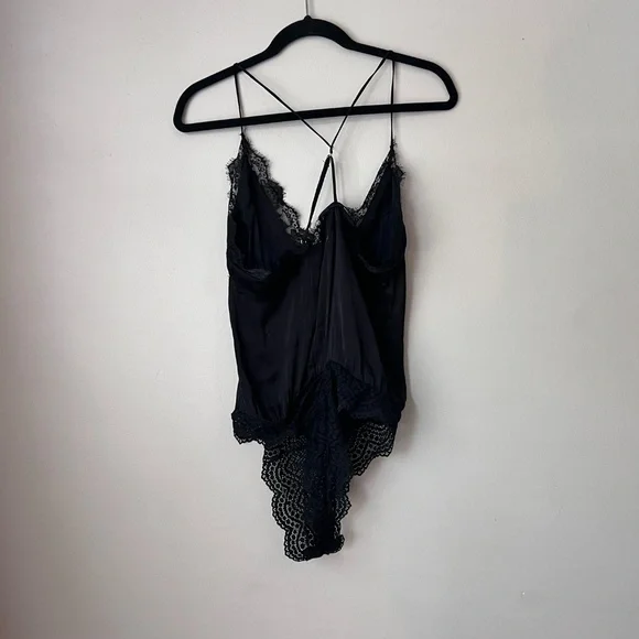 Free People Silk and Lace Bodysuits - Picture 2 of 4
